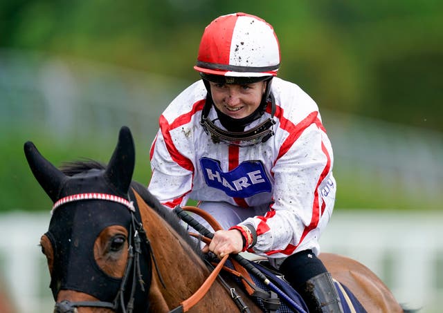 Hollie Doyle after riding Scarlet Dragon to win the Duke of Edinburgh Stakes at Royal Ascot 