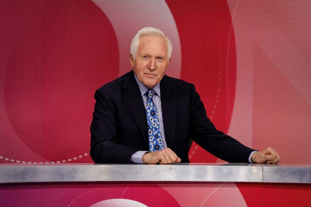 David Dimbleby steps down as host of Question Time