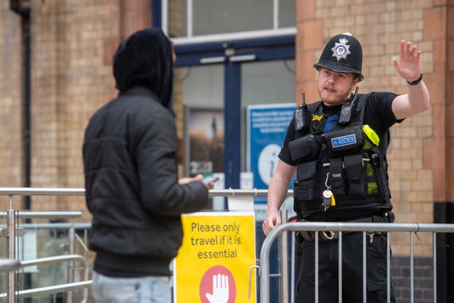 Police conduct spot-checks on passengers at Leicester railway station 