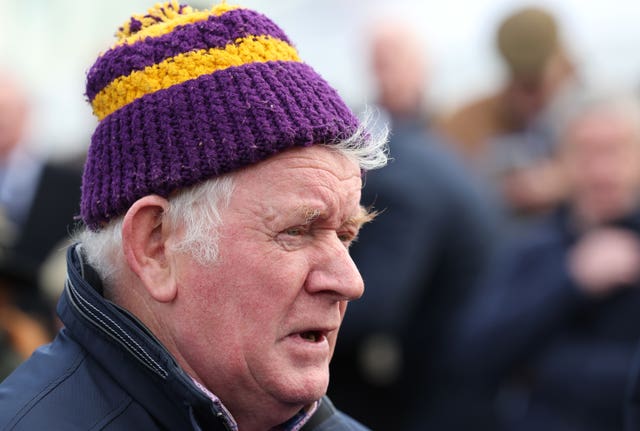 Trainer Jimmy Mangan at Fairyhouse 