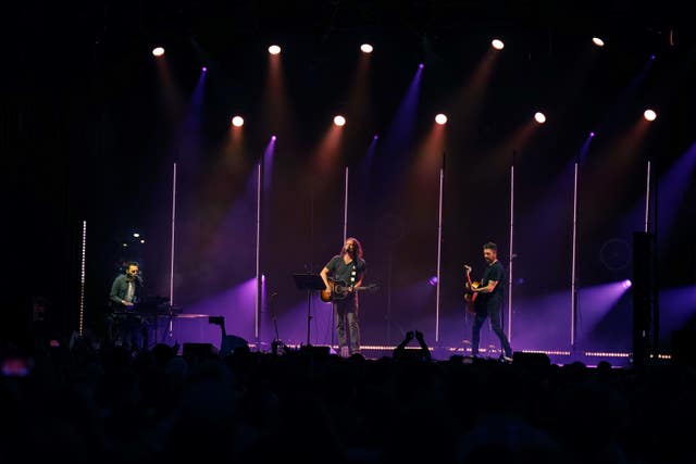 Snow Patrol performing at Bangor Marina