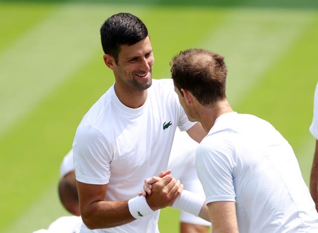 Novak Djokovic and Andy Murray