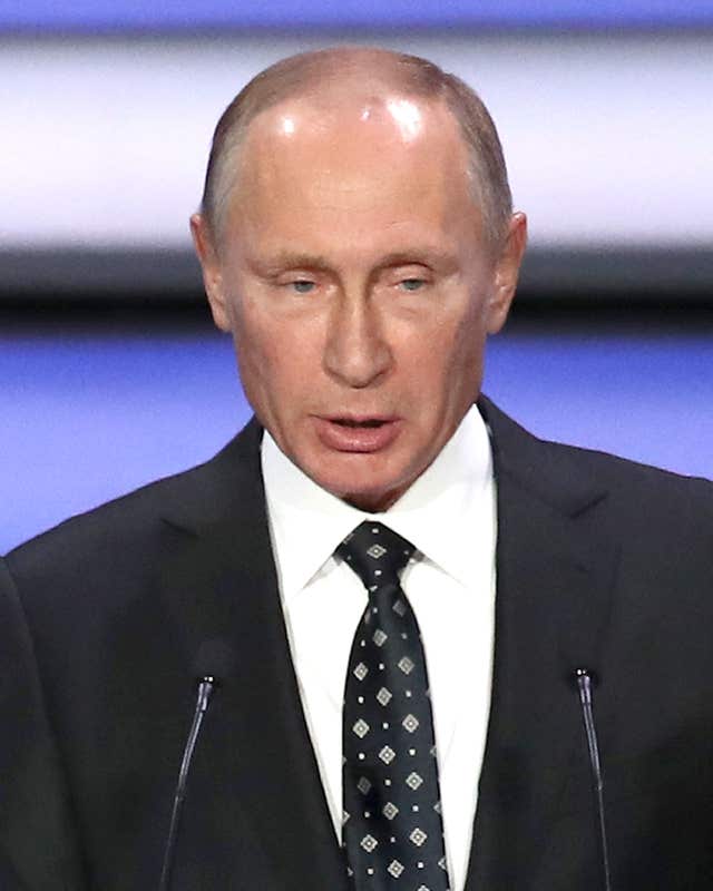 Russian president Vladimir Putin has been widely condemned for invading Ukraine (Nick PottsPA)