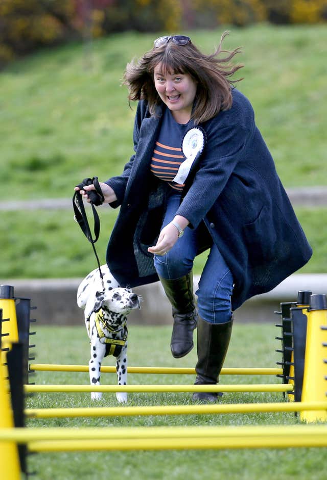 Harley taking everything in his stride (Jane Barlow/PA)