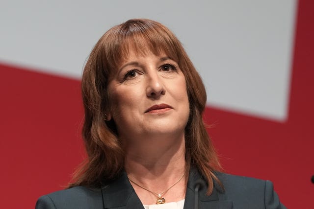 Chancellor Rachel Reeves making a speech during the Labour party conference in Liverpool