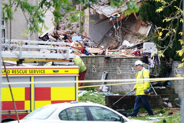 Kincaidston explosion scene