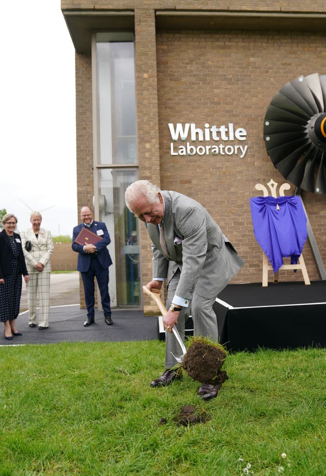 Royal visit to Cambridge