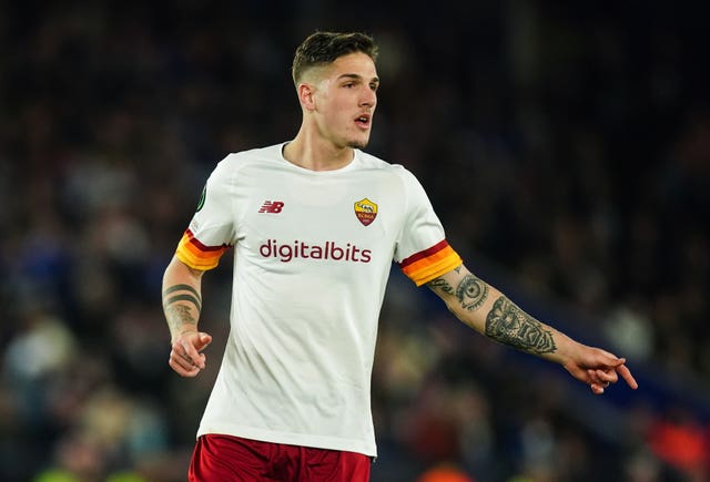 Roma’s Nicolo Zaniolo 