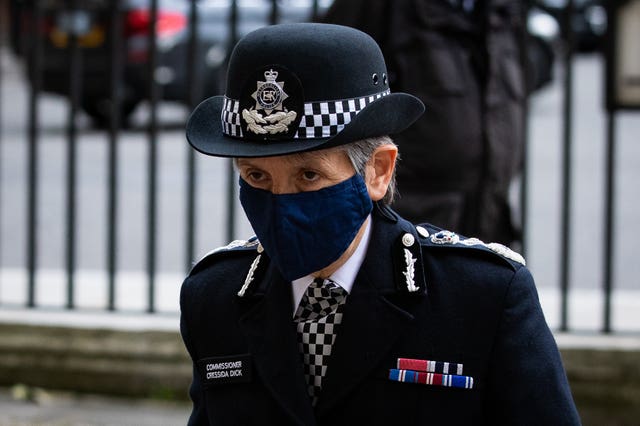 Metropolitan Police Commissioner Dame Cressida Dick