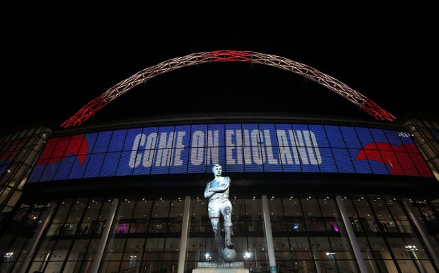 Wembley is still set to host two England football friendlies as things stand later this month