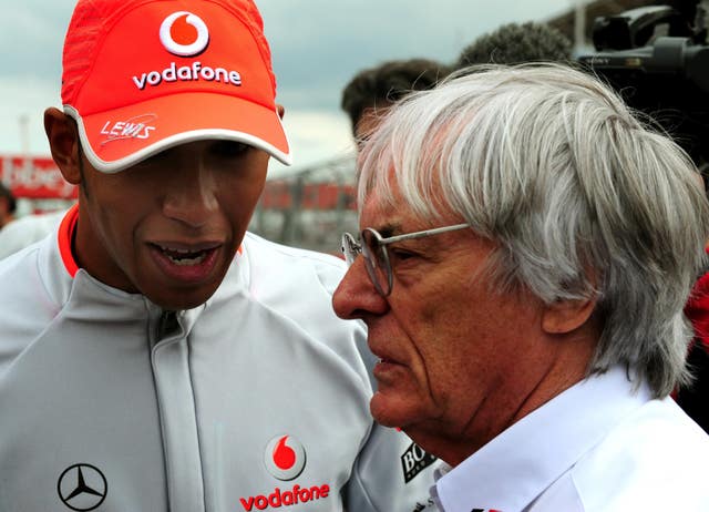 Hamilton and Ecclestone clashed last year following controversial comments the former F1 supremo made in a CNN interview 
