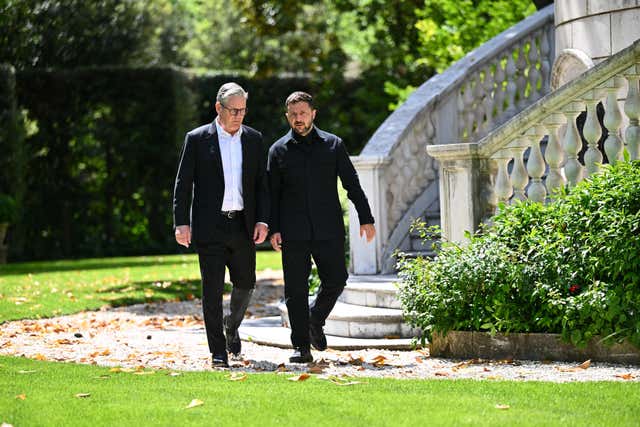 Sir Keir Starmer meets Volodymyr Zelensky