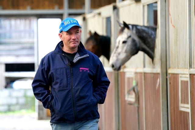 Trainer Mick Appleby at his yard near Oakham 