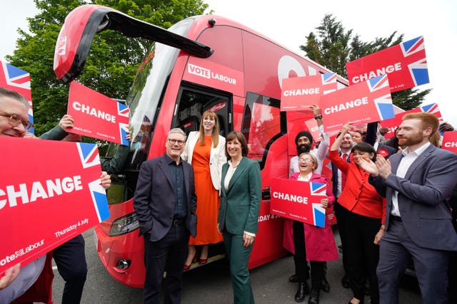Labour battlebus launch