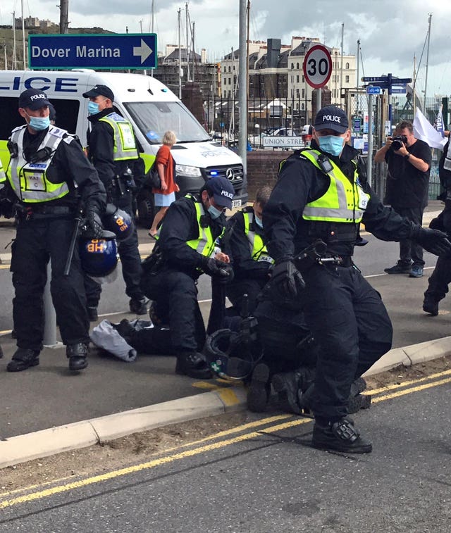 Dover protest