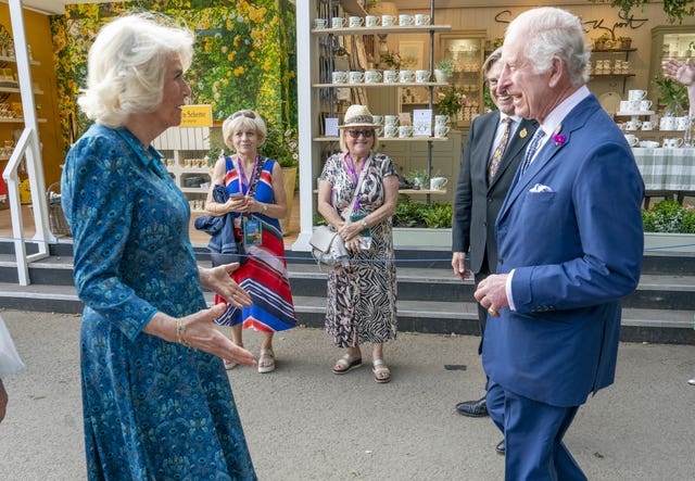 Royal visit to Chelsea Flower Show