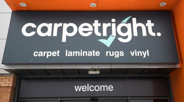 A Carpetright store