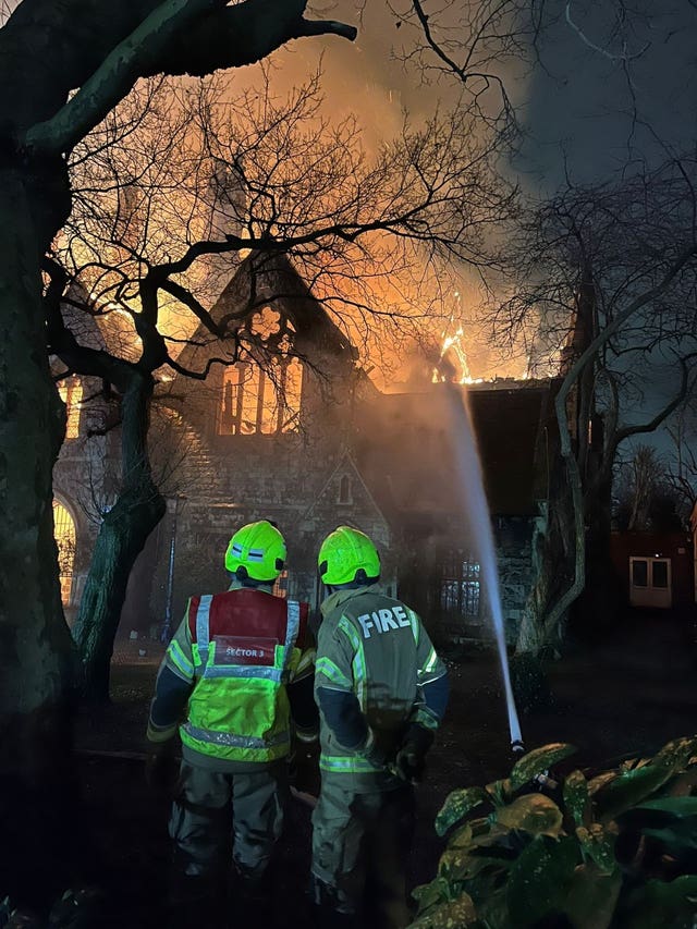 St John’s Wood church fire