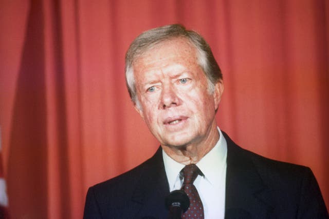 FORMER PRESIDENT JIMMY CARTER