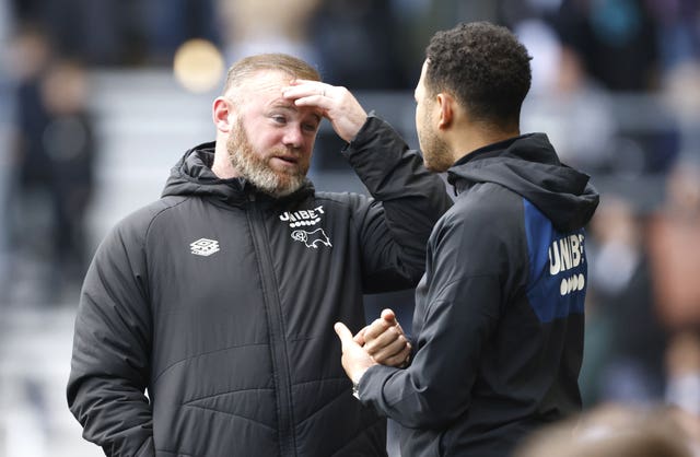 Wayne Rooney and Liam Rosenior