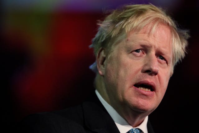 Ex-foreign secretary Boris Johnson (Brian Lawless/PA)