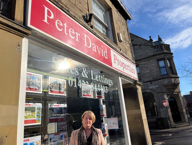 Sandra Horsfield, of Peter David Properties, in Hebden Bridge