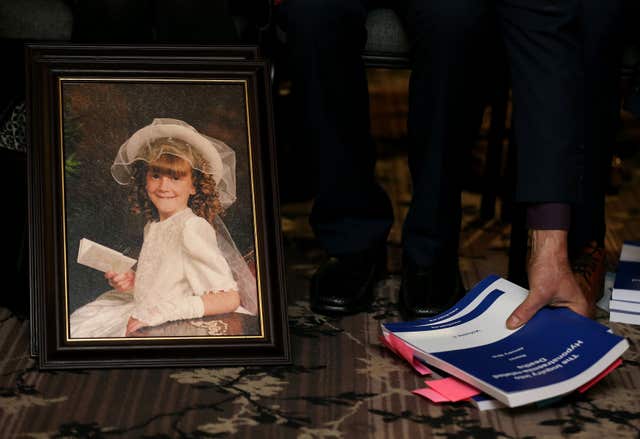 Raychel Ferguson died of hyponatraemia on June 10 2001 (Brian Lawless/PA)