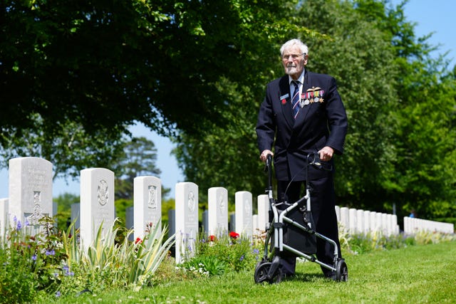 Jack Hemmings at Bayeux War Cemetery