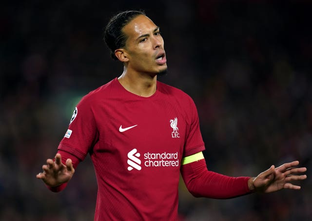 Virgil Van Dijk in action for Liverpool