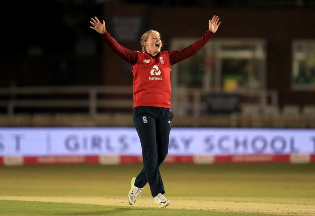 England's Sophie Ecclestone rose to the top of the IT20 bowling rankings in March 