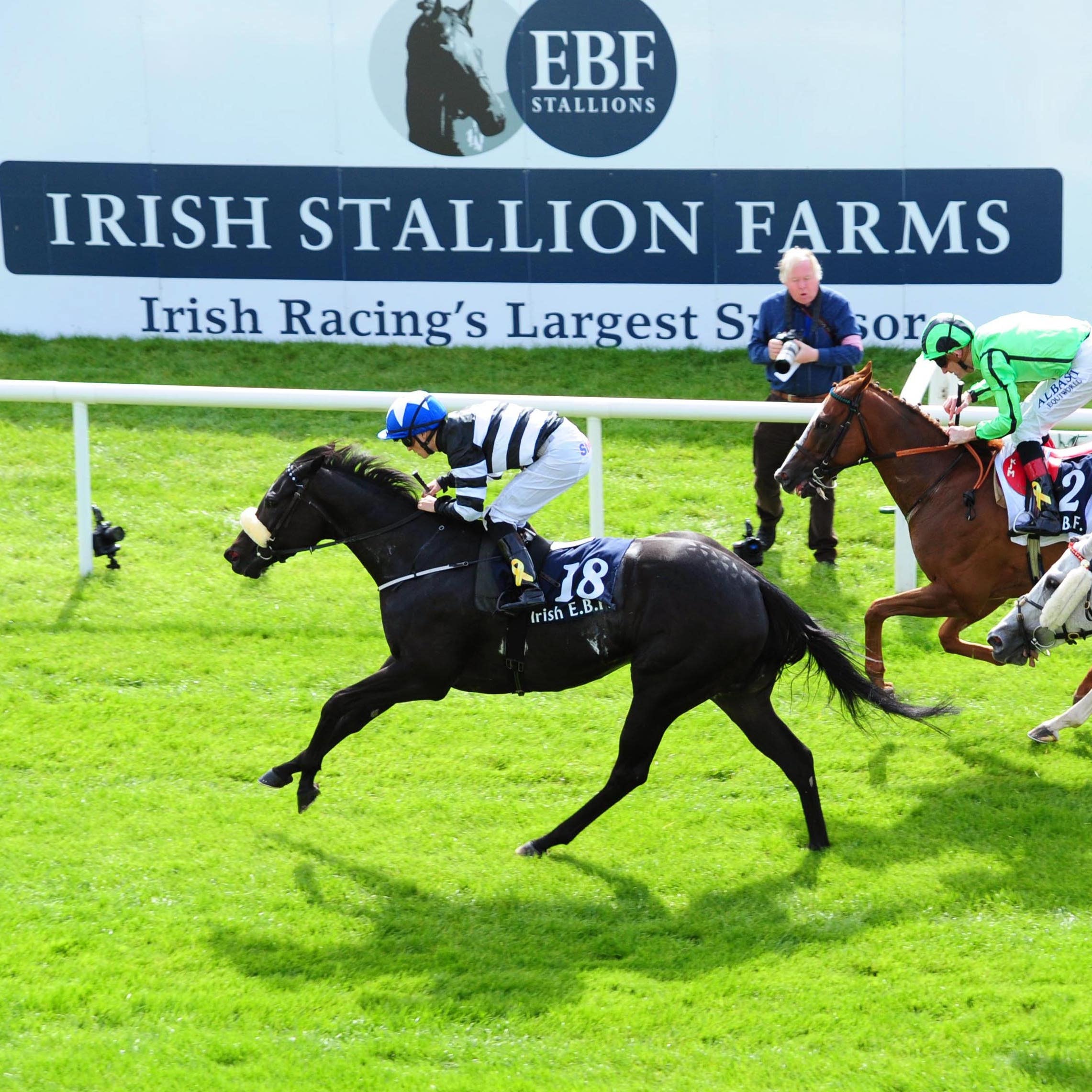 Soffia wins the Bold Lad Sprint Handicap at the Curragh