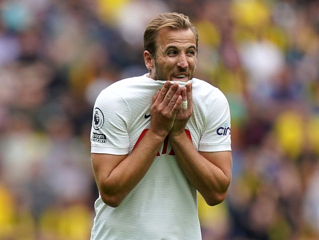 Harry Kane was thwarted on his return