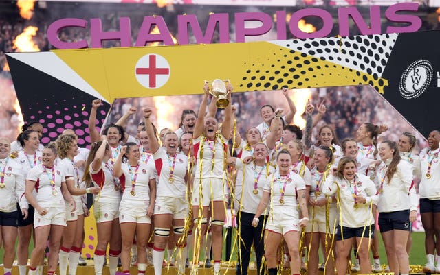 England were crowned world champions in September 