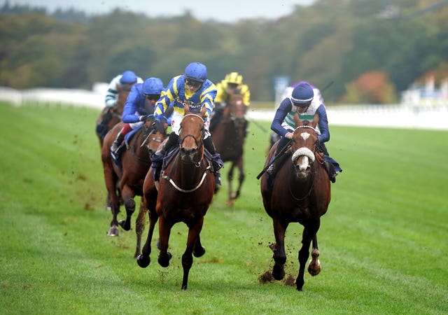 Trueshan (left) had to battle for success on Champions Day