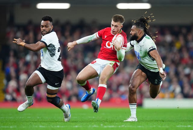 Fiji players in action