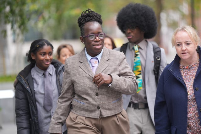 Rosamund Adoo-Kissi-Debrah with family members