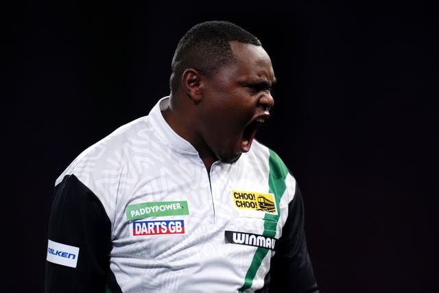 David Munyua celebrates