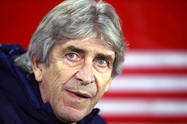 Manuel Pellegrini File Photo