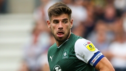 Joe Edwards was sent off as Plymouth drew at Bolton (Barrington Coombs/PA)