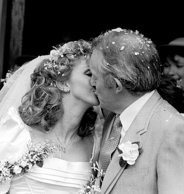 Paul Daniels and Debbie McGee – Wedding Day – Beaconsfield Old Town Registration Office, Buckinghamshire