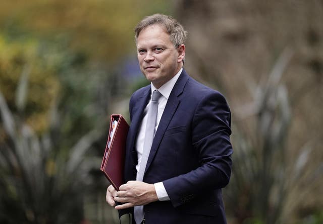 Transport Secretary Grant Shapps