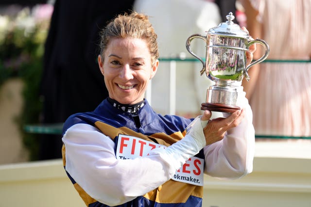 Hayley Turner after Royal Ascot success this year 