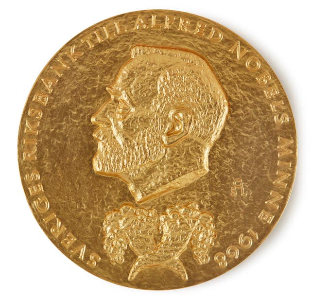 Nobel prize gold medal