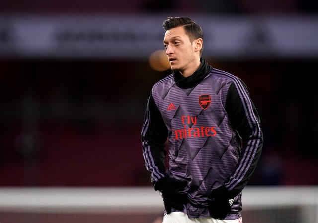 Mesut Ozil has not featured for Arsenal since the season restarted.