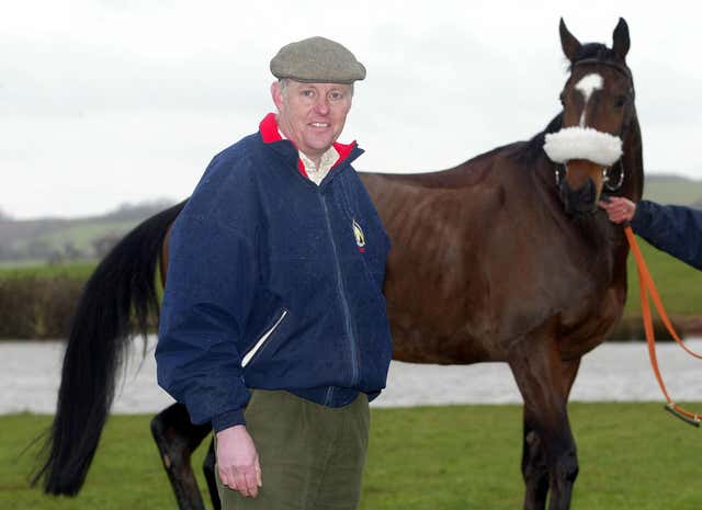 Hobbs and Flagship Uberalles at his Sandhill Stables