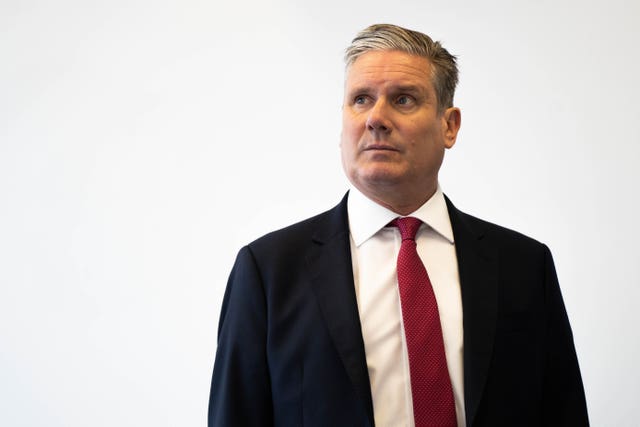 Labour leader Sir Keir Starmer (James Manning/PA)