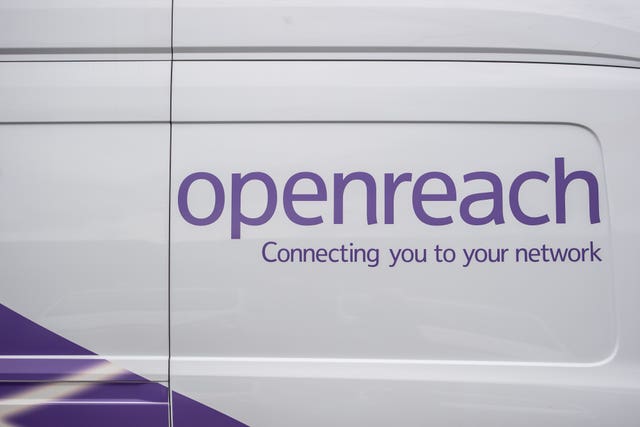 An Openreach van