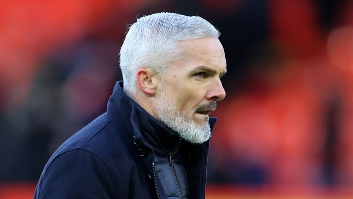 Aberdeen manager Jim Goodwin is under more pressure after the draw with Ross County (Steve Welsh/PA)