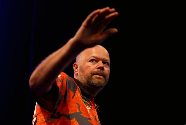 Raymond Van Barneveld waved goodbye to darts after his first-round defeat