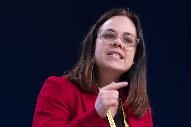 Headshot of Kate Forbes speaking